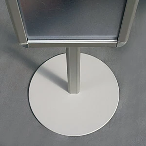 Tablica informacyjna na stojaku 2x3, jednostronna, A1, 637×884mm, srebrny