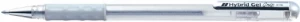 długopis żelowy Pentel Hybrid Gel K118, 0.8mm, srebrny