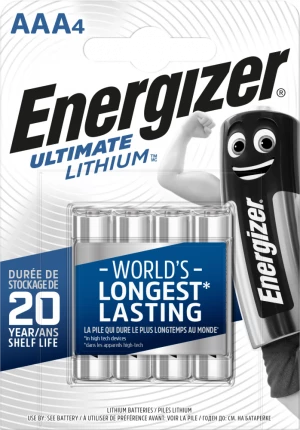 Baterie Energizer Lithium AAA, 1,5 V