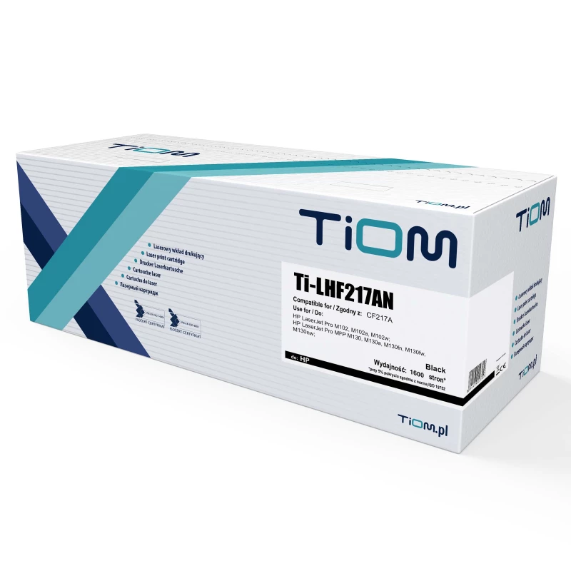 Toner Tiom Ti-LHF217AN 17A (CF217A), 1600 stron, black (czarny)