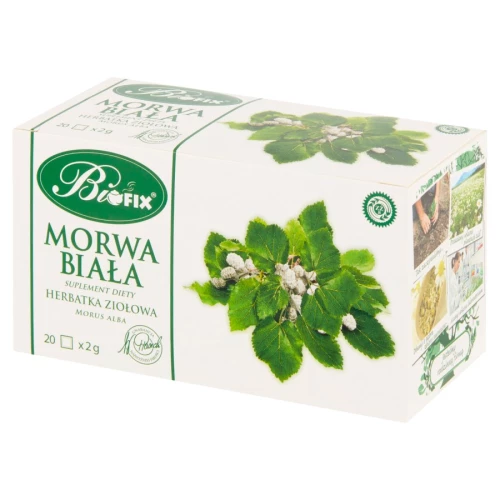 Herbata ziołowa w torebkach BiFix morwa biała 20 sztuk x 2g