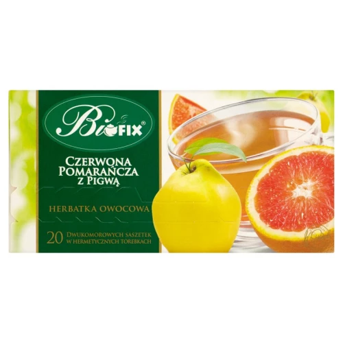 Herbata czerwona pomarańcza z pigwą owocowa Bifix Premium 