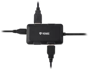 Rozgałęziacz - Hub Yenkee YHB 4341BK, 4x USB 3.0, czarny