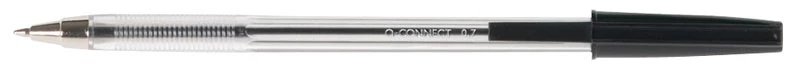 Długopis Q-Connect, 0.7mm, czarny