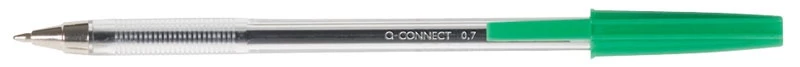 Długopis Q-Connect, 0.7mm, zielony