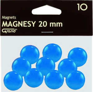 Grand Magnets w kolorze niebieskim o średnicy 20 mm