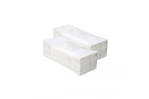 Ręcznik papierowy Merida Economy, jednowarstwowy, w składce V, 20x200 składek, biały