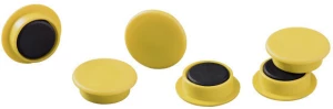  10059294 Magnesy do tablic Durable, 21mm, 20 sztuk, żółty