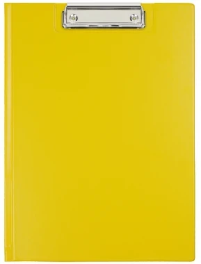 Podkład do pisania Biurfol (clipboard) z okładką, A4, żółty