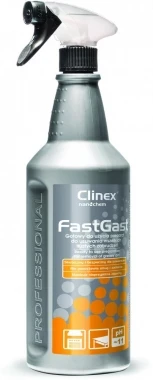   Preparat do usuwania tłustych zbrudzeń Clinex Fast Gast, z rozpylaczem, 1l Preparat do usuwania tłustych zbrudzeń Clinex Fast Gast, z rozpylaczem, 1l