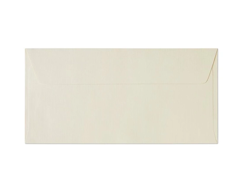 Koperta ozdobna Galeria Papieru, DL Holland, 120g/m2, 10 sztuk, kremowy