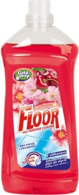 Płyn uniwersalny Floor Gold Drop, z silikonem, kwiaty wiśni, 1.5l