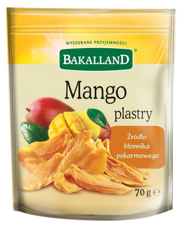 Suszone mango Bakalland, 70g