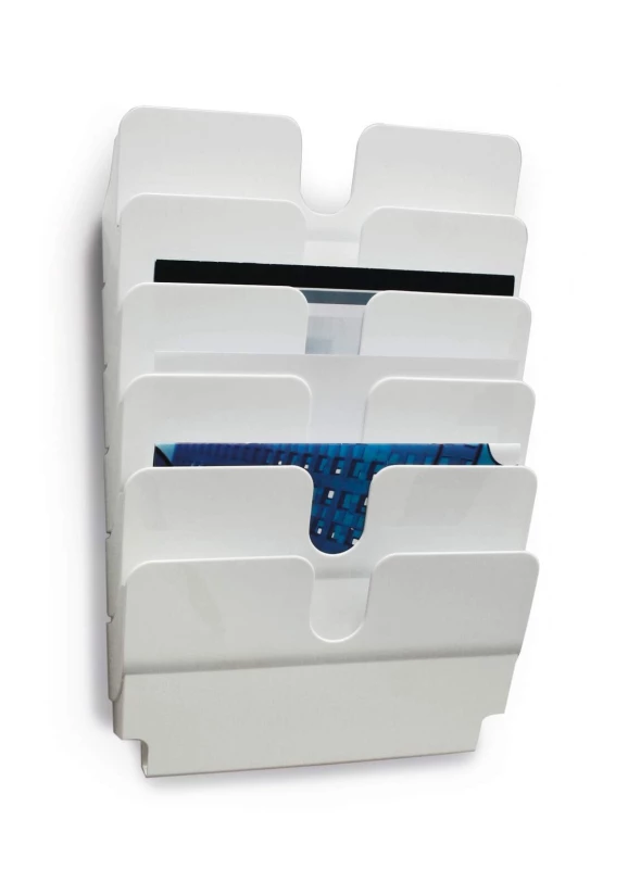 Pojemnik na dokumenty Durable Flexiplus, poziomy, A4, 6 sztuk, biały