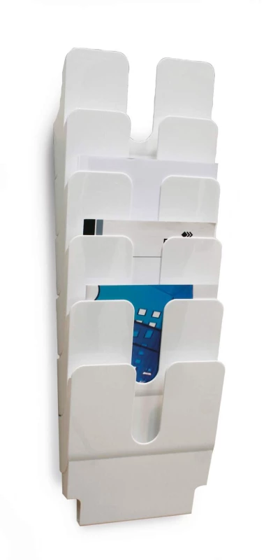 Pojemnik na dokumenty Durable Flexiplus 6, pionowy, A4, 6 sztuk, biały