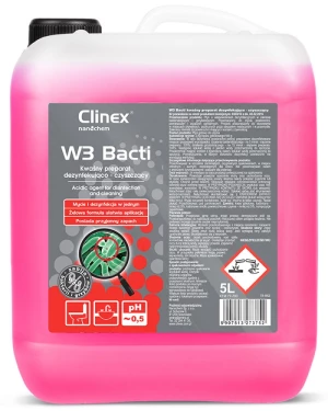 Preparat dezynfekująco-czyszczący Clinex W3 Bacti, 5l (c)