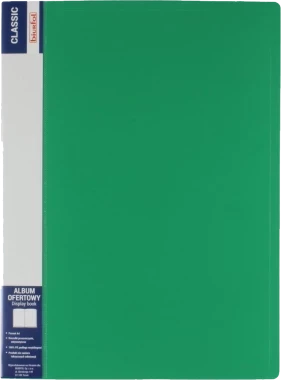 Album ofertowy Biurfol Classic, A4, 40 koszulek, zielony