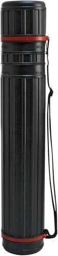 Tuba regulowana, Leniar, 75-135x12.5cm, czarny