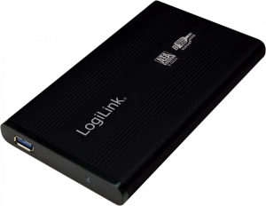 Obudowa na dysk twardy 2,5" LogiLink USB 3.0/SATA, aluminiowa, czarny