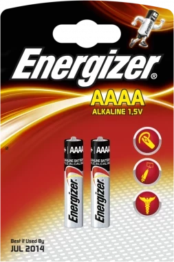 Bateria alkaliczna Energizer AAAA E96, 2 sztuki