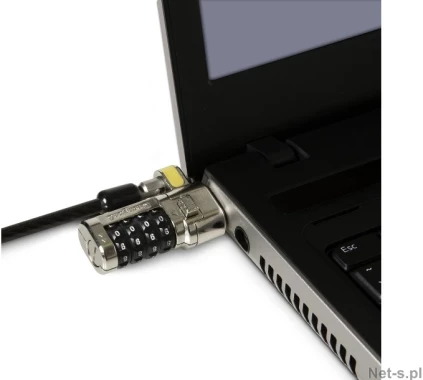 Blokada szyfrowa do laptopów Kensington ClickSafe, czarny