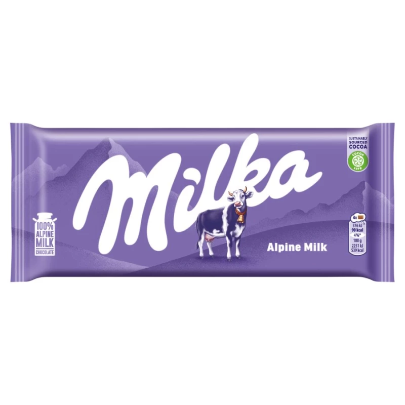 Czekolada Milka, mleczna, 100g