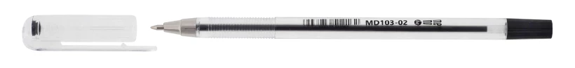 długopis biurowy 0,7mm MemoBe czarny tuba 20 szt