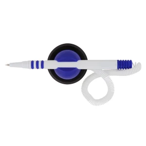 Długopis mocowany na sprężynce Memobe, leżący, niebieski