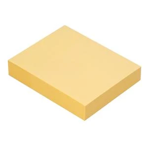 karteczki samoprzylepne Memobe, 40x50mm, 100 karteczek, żółty