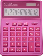 Kalkulator biurowy Citizen SDC-444XRPKE, 12 cyfr, różowy