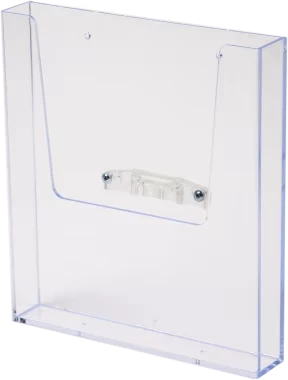 Półka akrylowa 2x3, z nasadką do stojaków Multiside, A4, przezroczysty