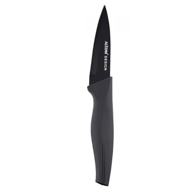 nóż kuchenny Altom Design, 19,5 cm, czarny.