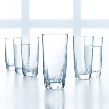 szklanki Luminarc Ascot, 330 ml, szkło, komplet 6 sztuk, przezroczysty