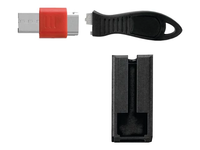 Blokada portu USB z osłoną bezpieczeństwa, kwadratowa
