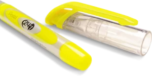 zakreślacz Pentel SL12, z płynnym tuszem, ścięta, 3.7mm, żółty