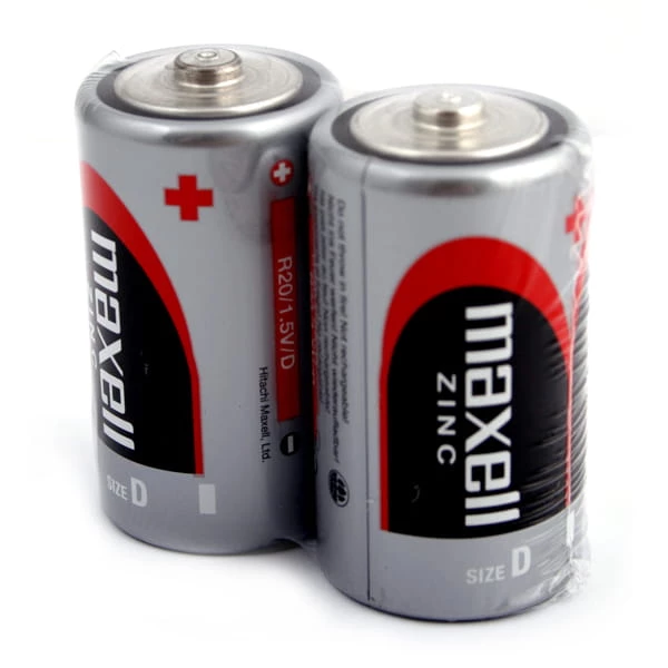 Bateria litowo-manganowa Maxell, R20, 2 sztuki