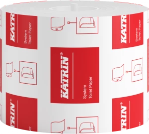 Papier toaletowy Katrin Classic System Toilet ECO, 2-warstwowy, 9.9cmx92m, 1 rolka, biały