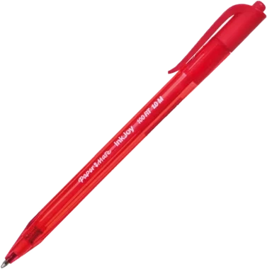 Długopis automatyczny Paper Mate, InkJoy 100RT, M (1mm), czerwony