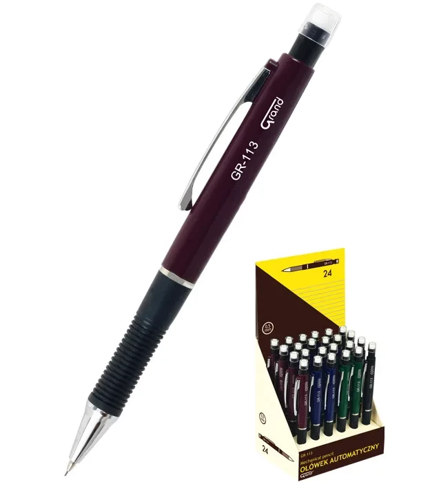 Ołówek automatyczny Grand GR-113, 0.5mm, mix kolorów