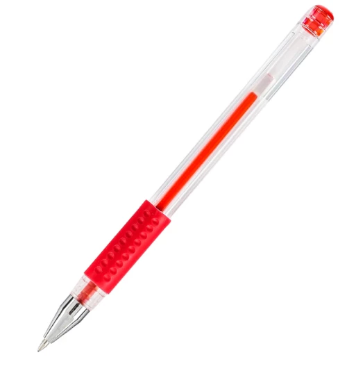 długopis żelowy Grand GR-101, 0.5mm, czerwony