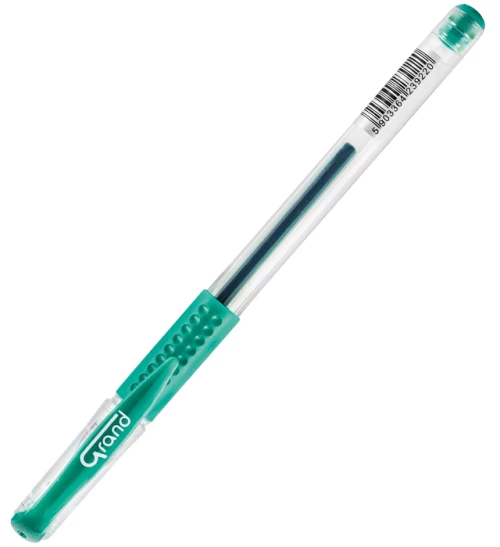 długopis żelowy Grand GR-101, 0.5mm, zielony