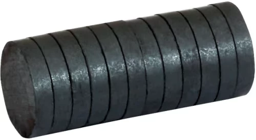 magnes bez obudowy Grand, 30x5mm, 12 sztuk, czarny