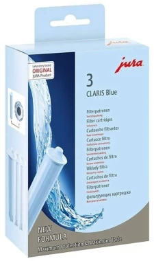 Filtr do ekspresu Jura Claris Blue, 3 sztuki, niebieski