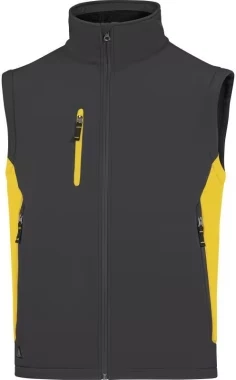 Bluza softshell Delta Plus Mysen2, rozmiar XL, szaro-żółty