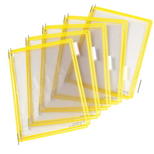 Panel prezentacyjny Tarifold, A3, 10 sztuk, żółty 