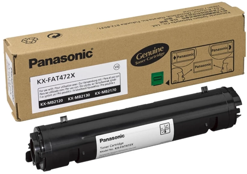 Toner Panasonic (KX-FAT472X), 2000 stron, black (czarny)