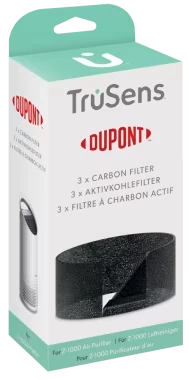 Filtr wymienny węglowy Leitz DuPont™, do oczyszczacza Leitz TruSens Z-1000, 3 sztuki