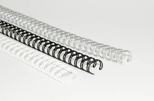 Grzbiety do bindowania Argo, metal, 9.5mm, 100 sztuk, biały