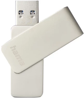 Pendrive Hama Rotate Pro, 128GB, obracany, USB 3.0, srebrny