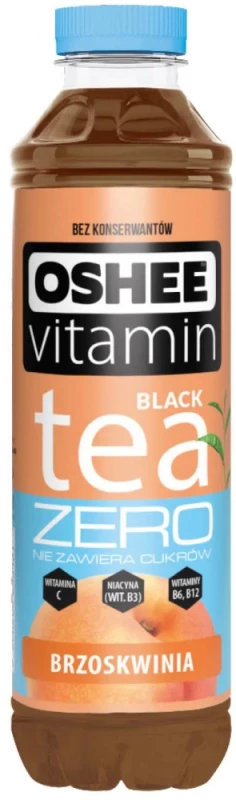 Napój niegazowany Oshee Zero Vitamin Tea, herbaciany, brzoskwiniowy, 555ml 